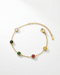Rainbow Radiance Gem Bracelet