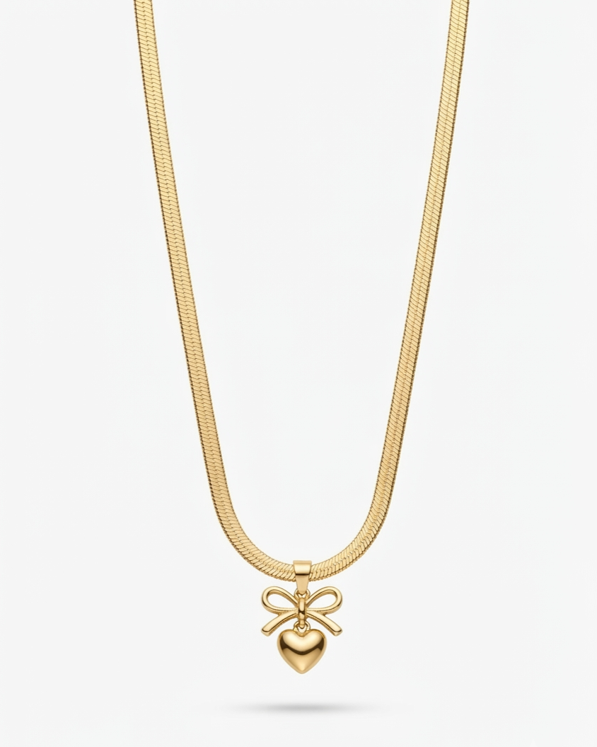 Coquette Heart Necklace