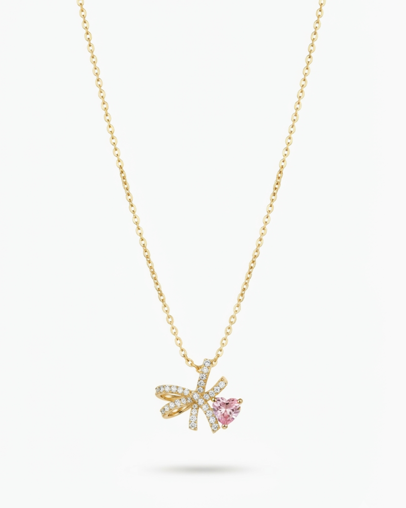 The Sweetheart Bow Pendant