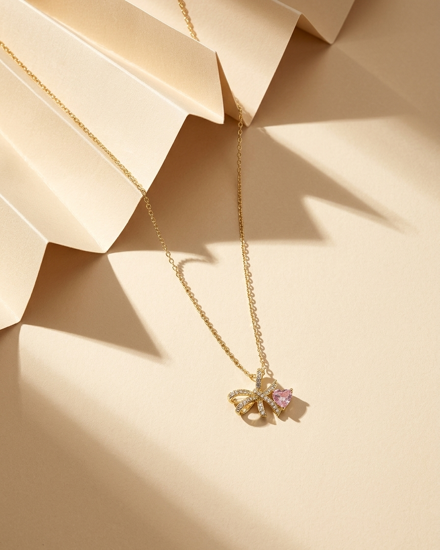 The Sweetheart Bow Pendant