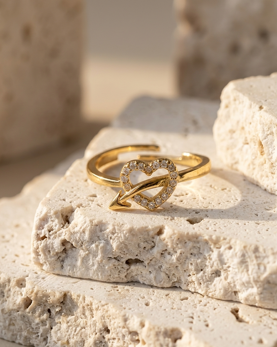Luxe Amore Heart Ring