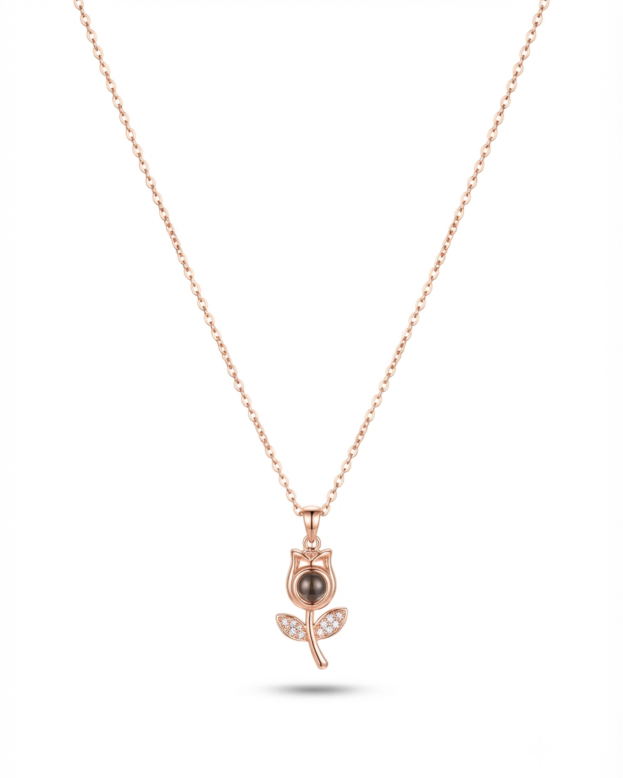 Eternal Rose Necklace