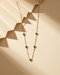 Emerald Hearts Necklace