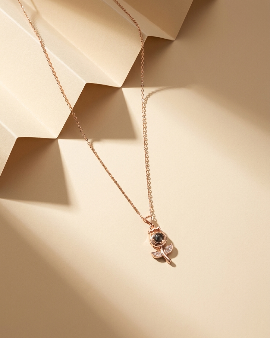 Eternal Rose Necklace