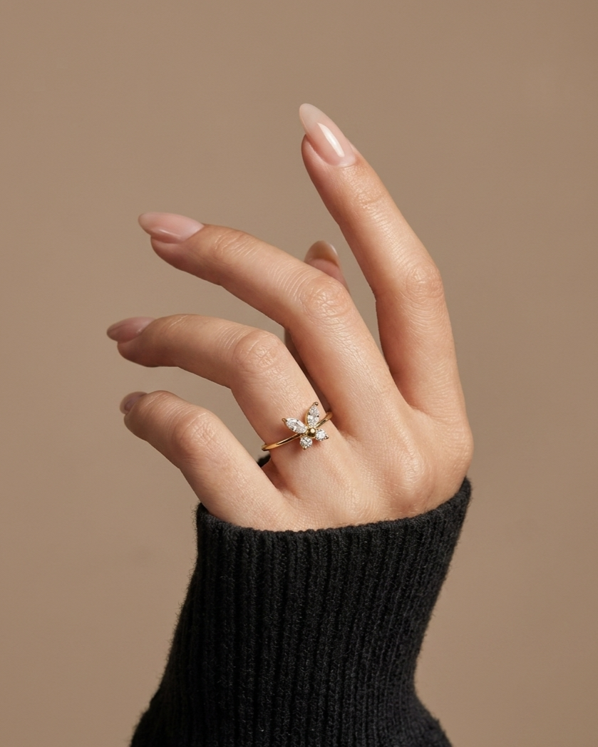 Petal Spark Ring