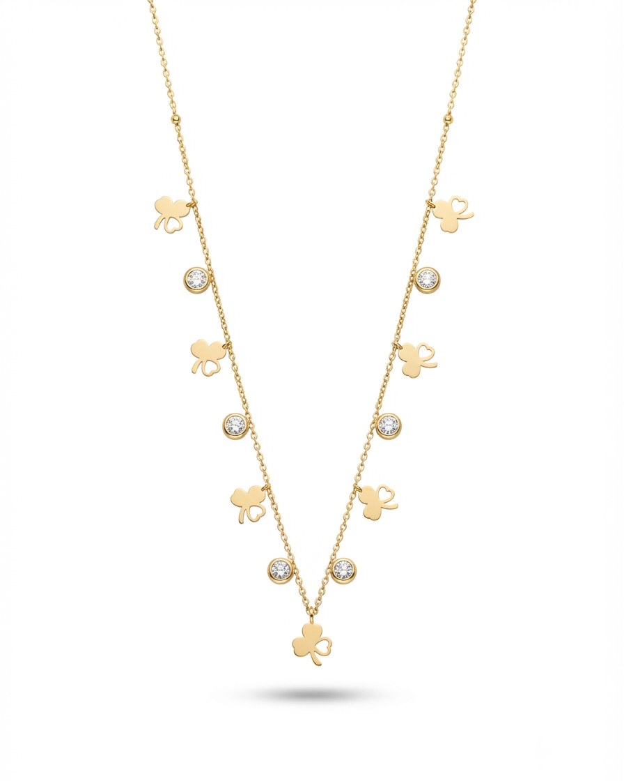 Celeste Clover Necklace