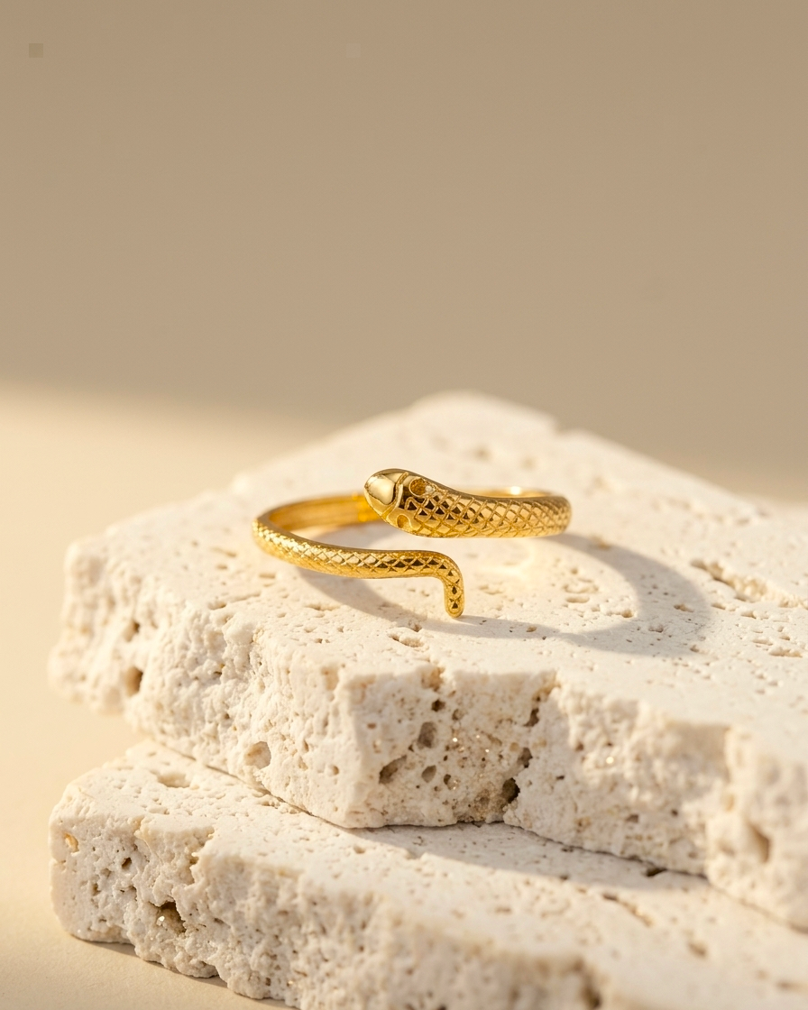 Serpent Twist Ring